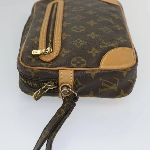 LOUIS VUITTON Monogram Marly Dragonne GM Clutch Bag M51825 LV Auth 57439 - Picture 5 of 14